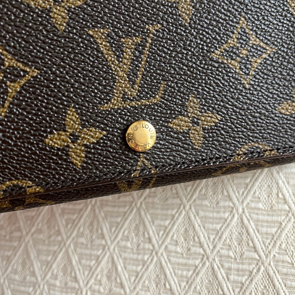 Louis Vuitton Monogram Porte Monnaie Billets Tresor Wallet EUC - Picture 15 of 17